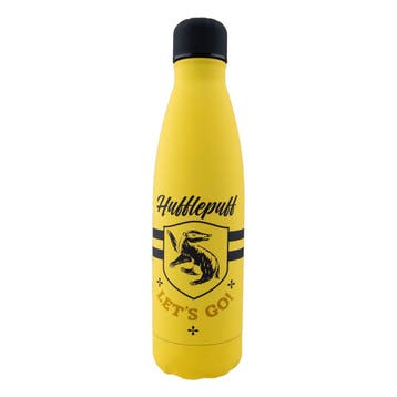 Harry Potter Hufflepuff Lets Go Metalen Waterfles, Ophalen of Verzenden