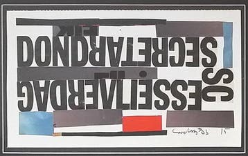 Siep Van Den Berg (1913-1998) - Geometrische compositie, Antiek en Kunst