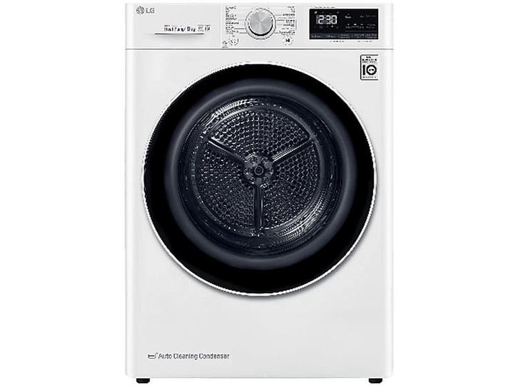 LG -  Rh80v9av4n - Warmtepomp Droogkast C - Wit, Elektronische apparatuur, Droogkasten, Nieuw, Voorlader, 95 cm of meer, Verzenden