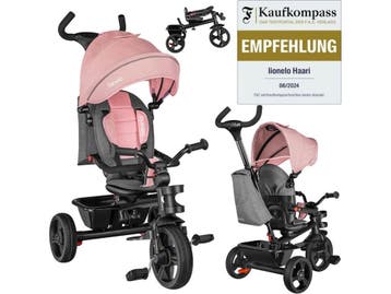 Lionelo Haari - Driewieler 2in1 - Draaibare Zitting -, Verzenden, Nieuw