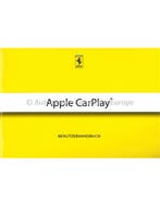 2016 FERRARI APPLE CARPLAY GEBRUIKERSHANDLEIDING DUITS