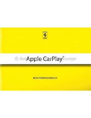 2016 FERRARI APPLE CARPLAY GEBRUIKERSHANDLEIDING DUITS