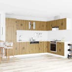 vidaXL Keuken Kast Kalmar Artisan Eiken 80 x 46 x 81,5 cm, Verzenden, Nieuw