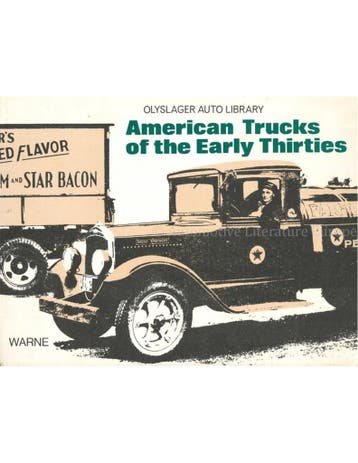 AMERICAN TRUCKS OF THE EARLY THIRTIES, Nieuw