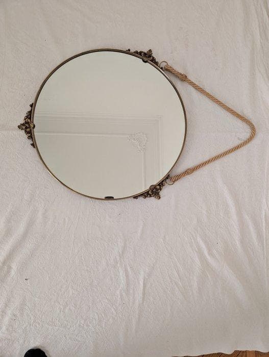 Wandspiegel - Brons - Grote spiegel, Antiek en Kunst, Curiosa en Brocante