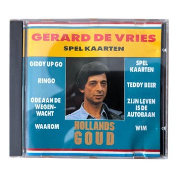 Gerard De Vries - Spel Kaarten (CD) (TWEEDEHANDS), CD & DVD, CD | Autres CD, Verzenden