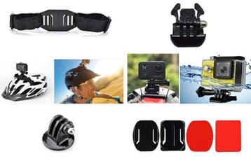 50in1 accessoires kit set gopro go pro hero 11 12 13 +case, Verzenden