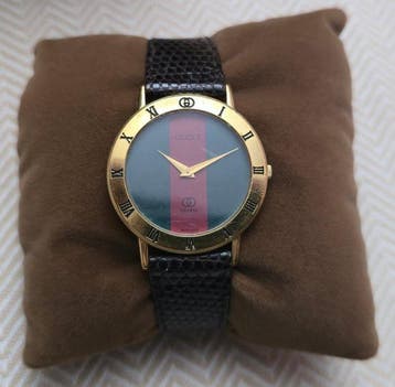 Gucci - Gucci Watch 3000 M Gold Plate Vintage Collectable -, Nieuw