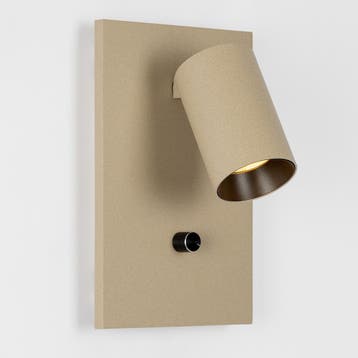 Wandlampen Mila Bedlamp Champagne Met Dimmer En USB-C, Verzenden, Nieuw