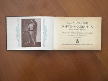 Olga Desmond - Rhythmographik - 1919, Antiek en Kunst