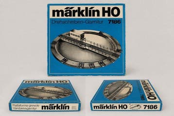 Märklin H0 - 7186 - Model treinbevestiging (1) - Draaischijf, Hobby en Vrije tijd, Nieuw