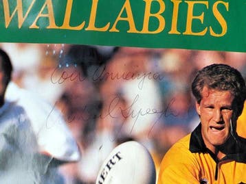 Action Graphics - World Cup Wallabies con dedica autografa