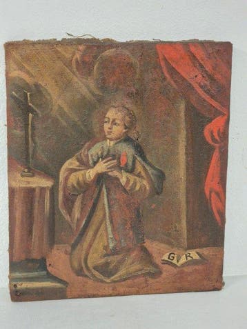 Votiefgeschenk - Canvas - 1750-1800 - Grazia Ricevuta - 28 x