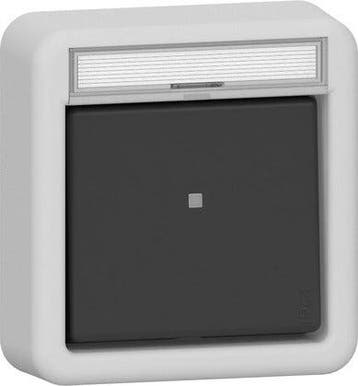 Gira IP44 Bouton À Bascule Avec Contact De Signal Gris -, Verzenden