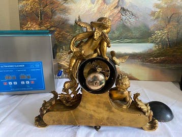 Pendule - Brons - 1800-1850, Antiquités & Art