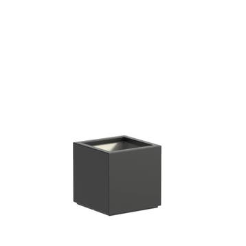 Polyester plantenbak 40x40x40cm - Met bodem, Kunststof, Minder dan 60 cm, Vierkant, Nieuw