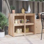vidaXL Keuken Kast met plank MEPPEL Bruin Eiken 106 x 55 x, Huis en Inrichting, Verzenden, Nieuw