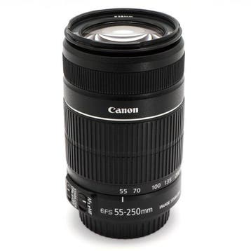 Canon EF-S 55-250mm F/4-5.6 IS II Telelens met B+W filter, Nieuw