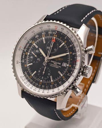 Breitling - Navitimer World Chronograph GMT Full Set -, Nieuw