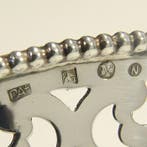 GROTE broodmand met scharnierend hengsel - STERLING zilver, Antiek en Kunst, Antiek | Zilver en Goud