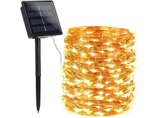 Veiling - Solar verlichting - 20 meter, Tuin en Terras, Buitenverlichting