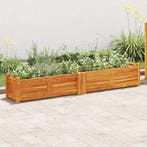 vidaXL Plantenbak verhoogd 150x30x25 cm acaciahout, Verzenden