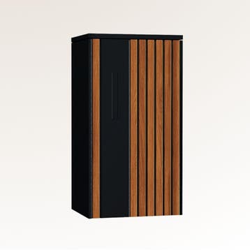 Pakketbrievenbus - ParcelXL® Woodline XXL - Zwart, Verzenden, Nieuw, Staal, Staande brievenbus