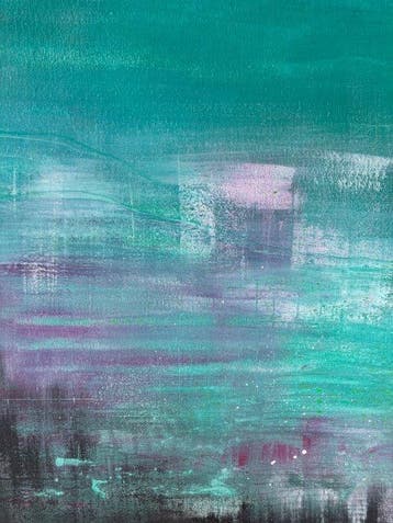 Luca Domiro - COASTAL GLOW - Large original painting