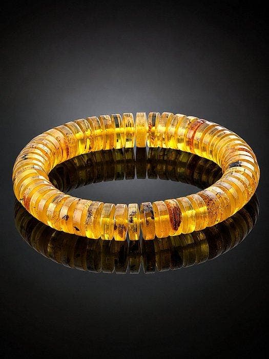 Barnsteen - Premium Baltic Amber Necklace – Handmade Honey, Antiek en Kunst, Curiosa en Brocante