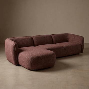 Hoeksalon Elba €1249 | Beige, Donkerbruin, Paar, Huis en Inrichting, 250 tot 300 cm, 125 tot 150 cm, Verzenden, Hoekbank