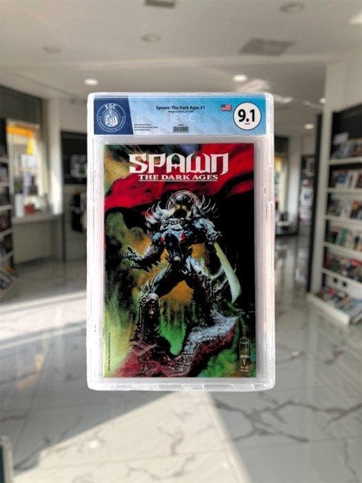 Spawn: The Dark Ages #1 + #6 + #13 + #15 + #25 - EGC 9.1 +, Livres, BD | Comics