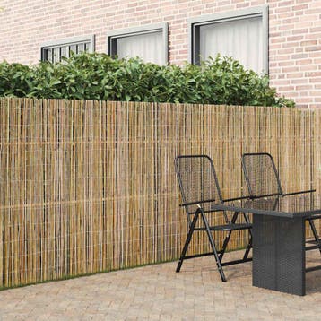 vidaXL Bamboe hek 500 x 150 cm Bamboe Naturel, Verzenden, Nieuw