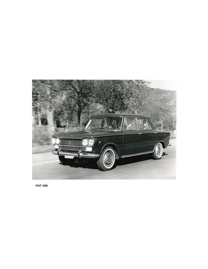 1961 FIAT 1500 PERSFOTO, Livres, Autos | Brochures & Magazines