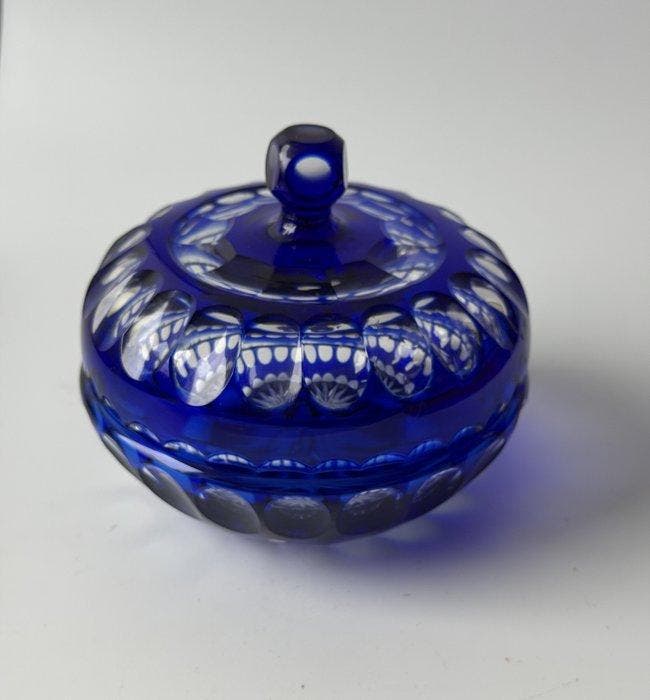 Val Saint Lambert - Vase - Cristal - Bonbonnières ou pots, Antiquités & Art, Curiosités & Brocante