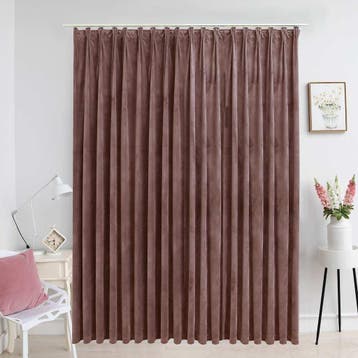 vidaXL Gordijn verduisterend met haken 290x245 cm fluweel, Verzenden, Nieuw
