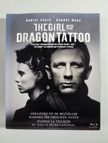 THE GIRL WITH THE DRAGON TATTOO (BLURAY), Cd's en Dvd's, Gebruikt