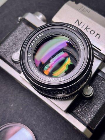 Nikon F + Nikkor 1,4/50mm | Appareil photo argentique, Nieuw