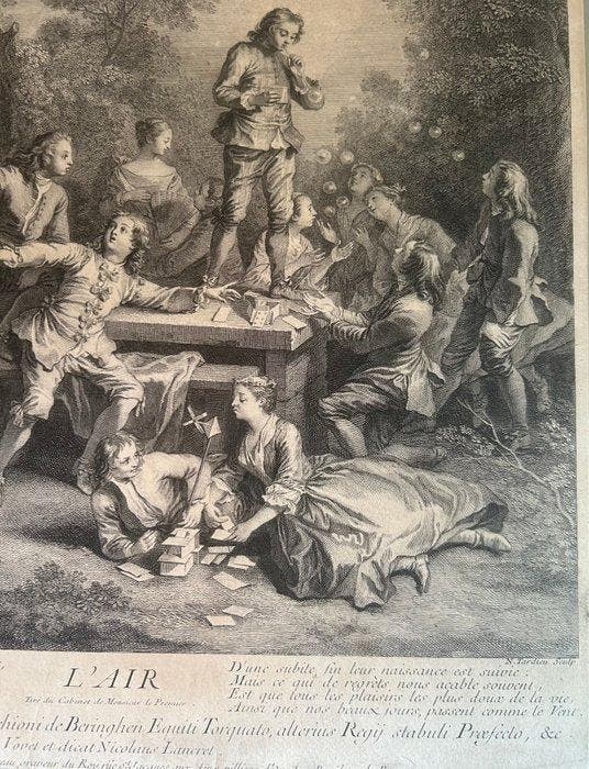 Nicolas Lancret, after incisione di Nicolas-Henri Tardieu, Antiquités & Art, Antiquités | Autres Antiquités