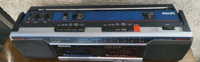 Philips - D8069/02 Cassetterecorder-speler, TV, Hi-fi & Vidéo, Radios