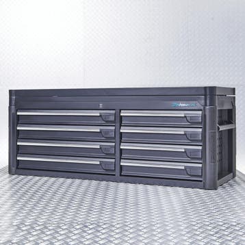 Datona Gereedschapskist tech-line 125 cm - Datona - Zwart, Ophalen of Verzenden