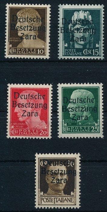 Duitse Rijk - Bezetting van Zara 1943 - Italiaanse, Timbres & Monnaies, Timbres | Europe | Allemagne