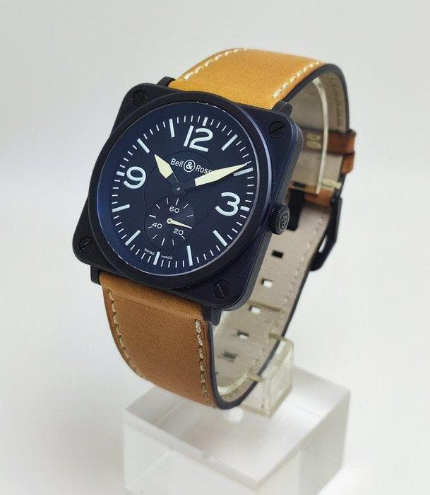 Bell & Ross - BR S Phantom Ceramic - BRS-98 - Heren -, Handtassen en Accessoires, Horloges | Heren