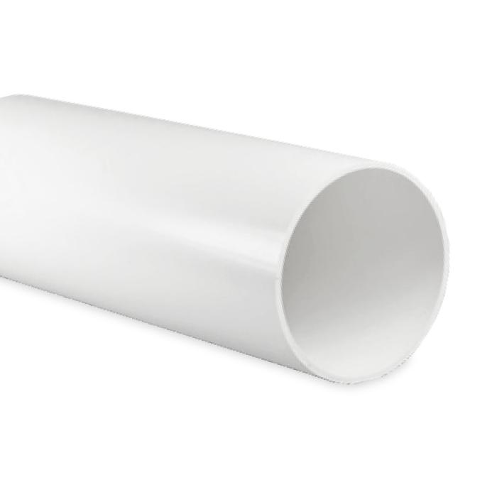 Kunststof ventilatiebuis rond Ø 125mm - Lengte 50cm, Bricolage & Construction, Tuyaux & Évacuations, Envoi