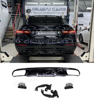E63 AMG Look Diffuser Night Package voor Mercedes E W213, Ophalen of Verzenden