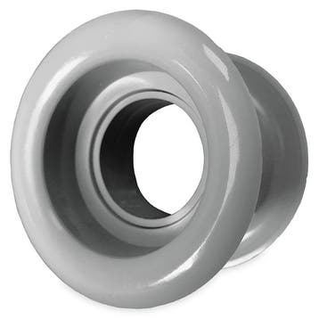 Rond deurrooster Ø40mm - kunststof grijs, Doe-het-zelf en Bouw, Verzenden, Nieuw