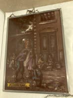 Art nouveau Vitrail (3) - 1920-1930 - peint à la main, Antiquités & Art