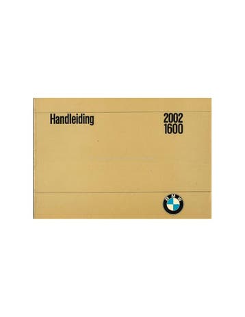 1969 BMW 1600 2002 INSTRUCTIEBOEKJE DUITS, Ophalen of Verzenden
