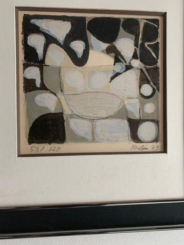 Gustav Bolin (1920-1999) - abstraction (sans titre), Antiek en Kunst