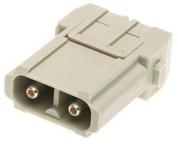 Harting Han 40A Mannelijke Modulaire Contactinvoeging 2P -, Verzenden, Nieuw