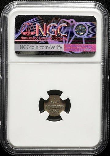 Allemagne - Hambourg 3 Pfennig 1841 - NGC MS63